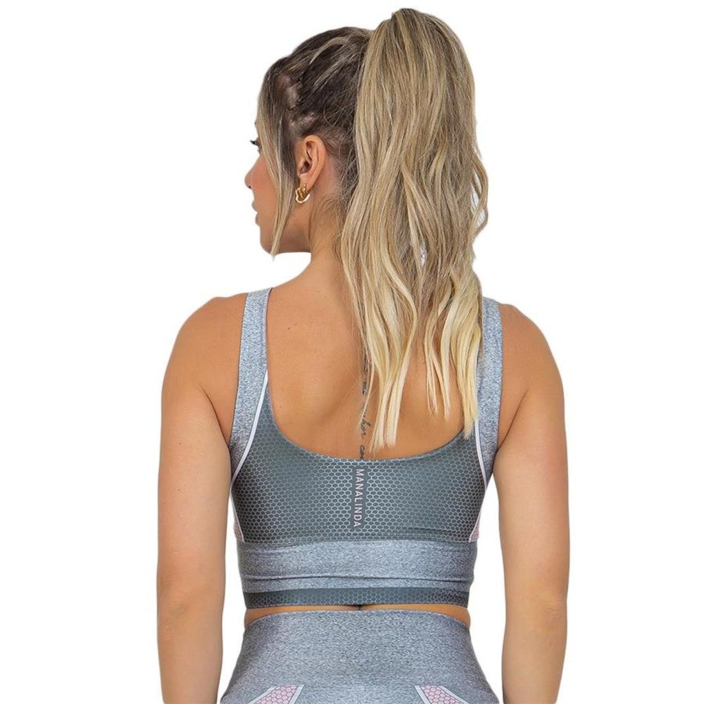 Imagem 2 do produto Top Fitness Manalinda Space Silver - Feminino