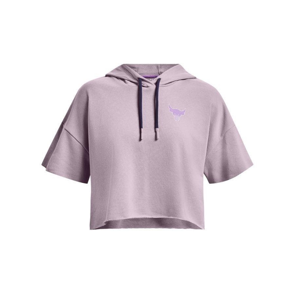 Imagem 4 do produto Blusão de Moletom Under Armour Manga Curta Project Rock Ter - Feminino