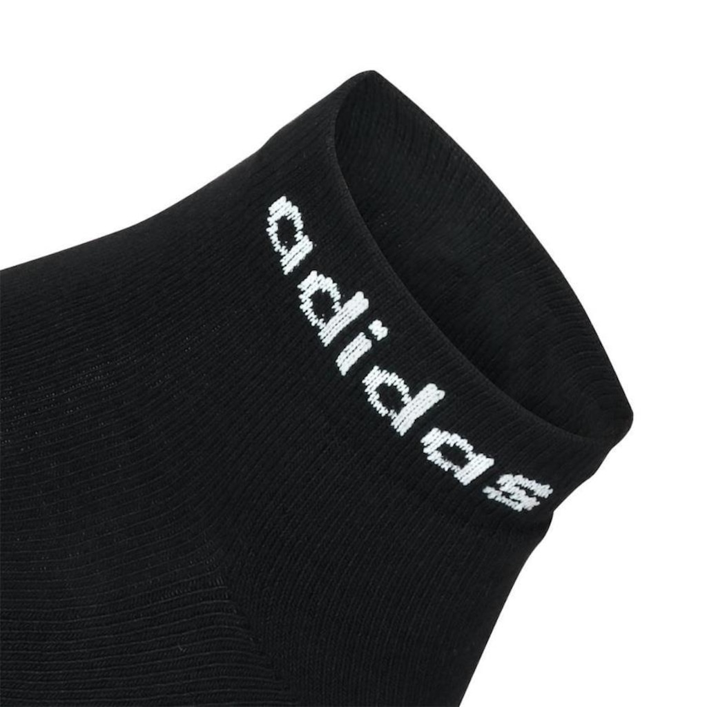 Imagem 2 do produto Kit de Meias Cano Baixo adidas Lin Ankle com 3 Pares - Adulto