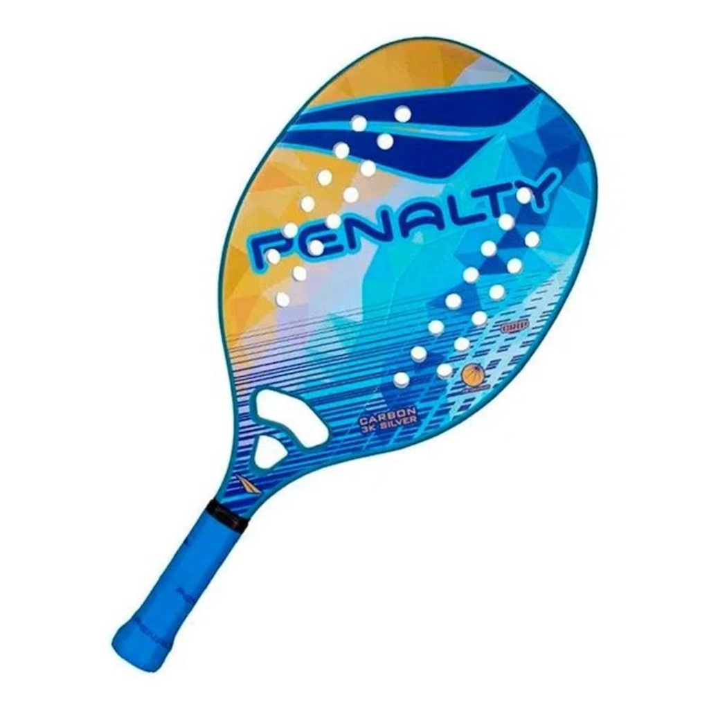 Imagem 2 do produto Raquete Beach Tennis Penalty Carbon 3K Silver