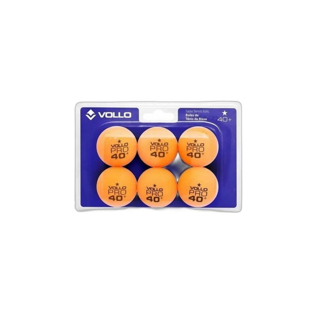 Imagem 3 do produto Bola de Tênis de Mesa Vollo 1 Estrela - 6 Unidades