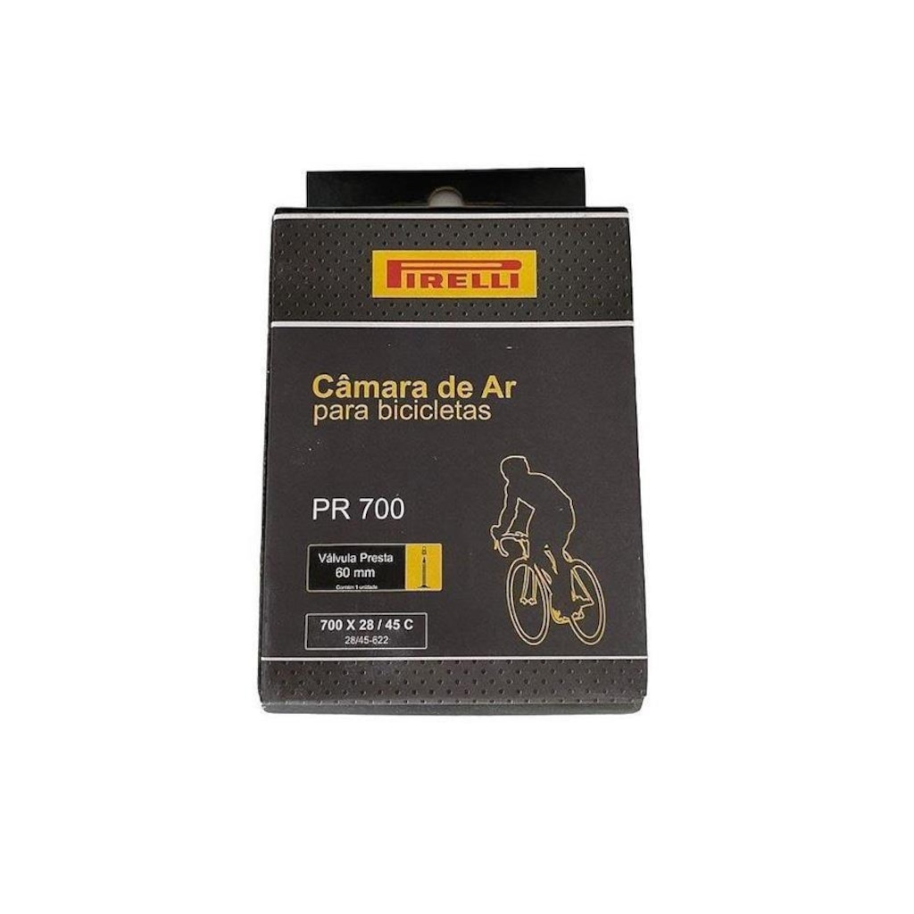 Imagem 3 do produto Kit de Câmara de Ar Pirelli 700cx28/45 Bico Fino Presta 60 mm - 4 Unds