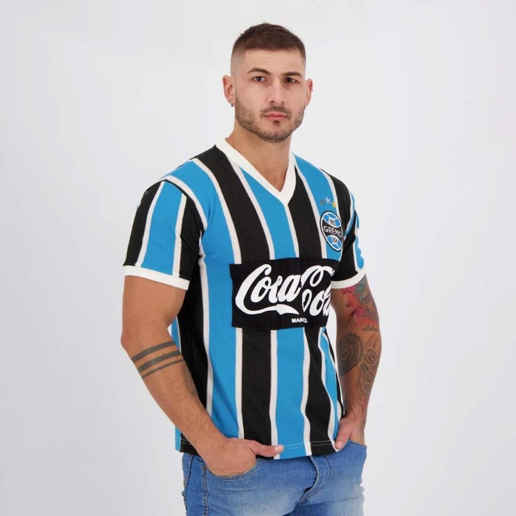Imagem 2 do produto Camisa do Grêmio Retrô 1989 N° 8 Futfanatics - - Masculina