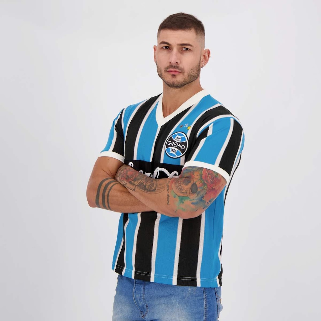 Imagem 5 do produto Camisa do Grêmio Retrô 1989 N° 8 Futfanatics - - Masculina