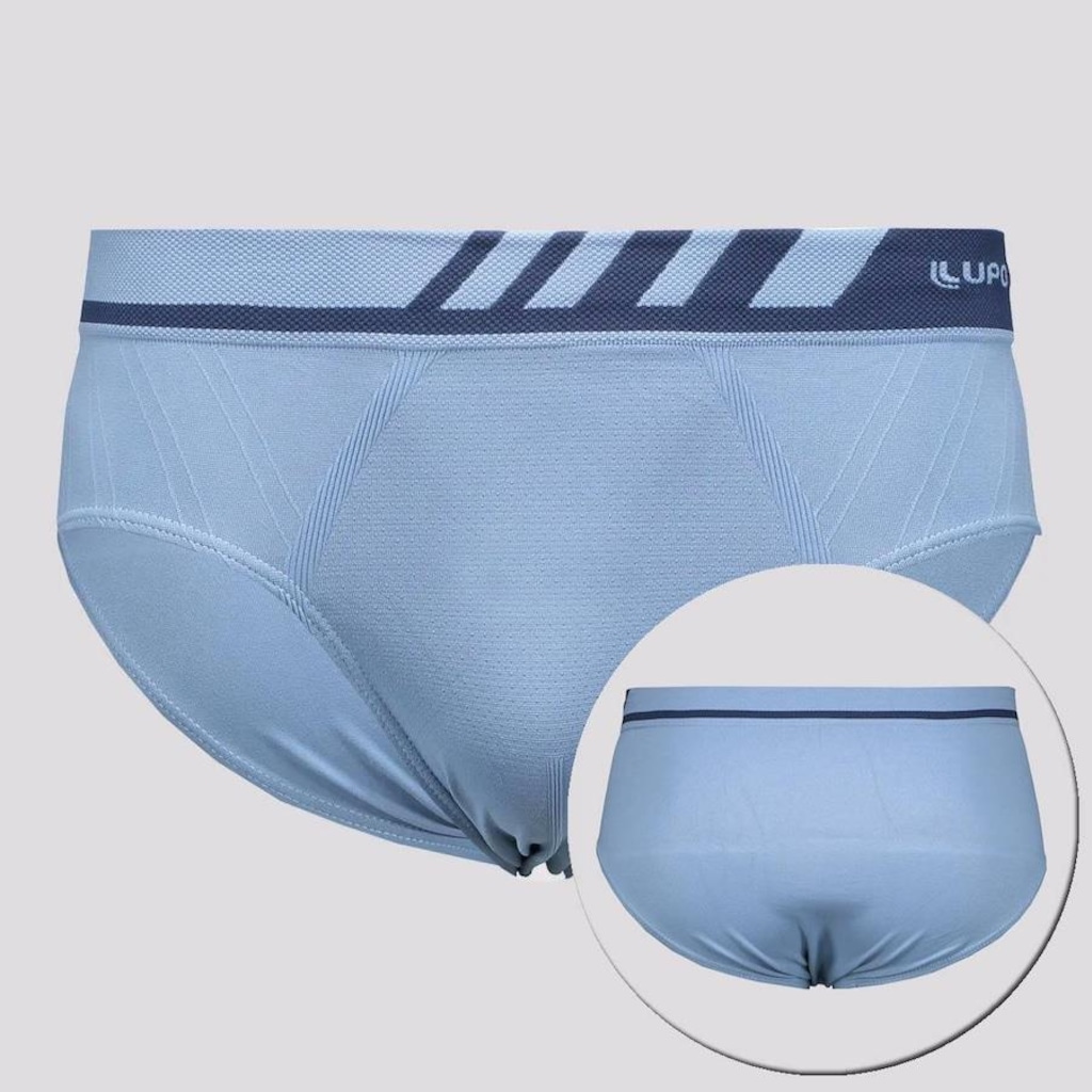 Imagem 4 do produto Cueca Slip Lupo Microfibra - Adulto - 4 unidades