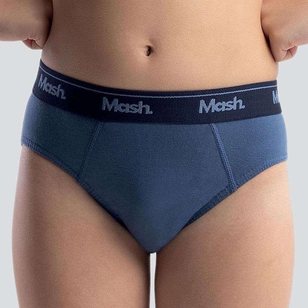 Imagem 2 do produto Kit de Cuecas Slip Mash Algodão - 2 Unidades - Infantil