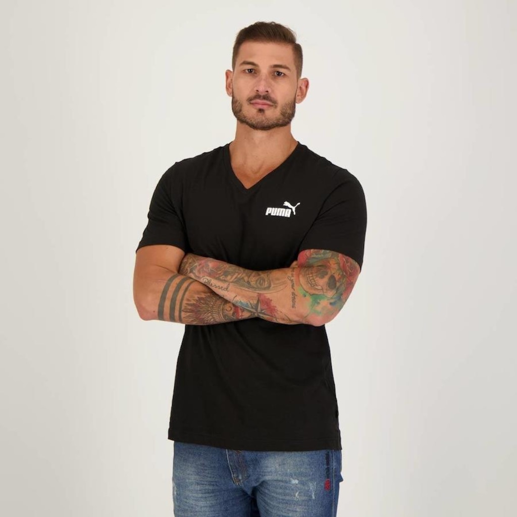 Imagem 2 do produto Camiseta Puma ESS V Neck - Masculina