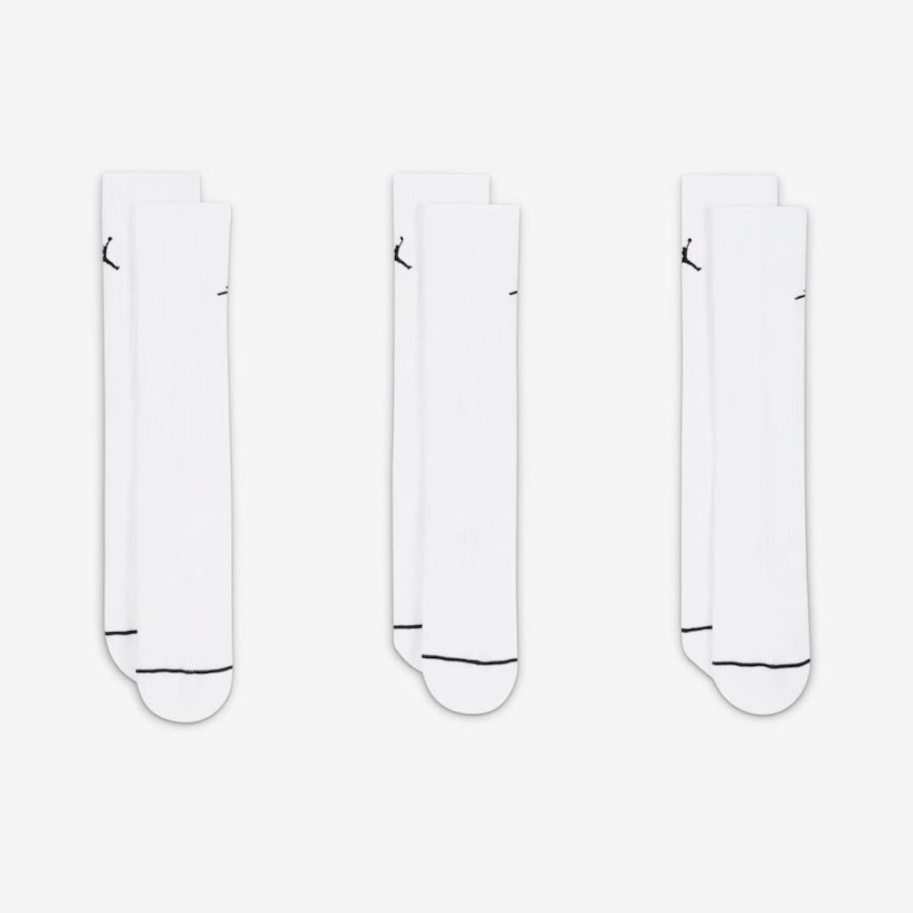 Imagem 2 do produto Kit de Meias Cano Alto Jordan Everyday Adulto