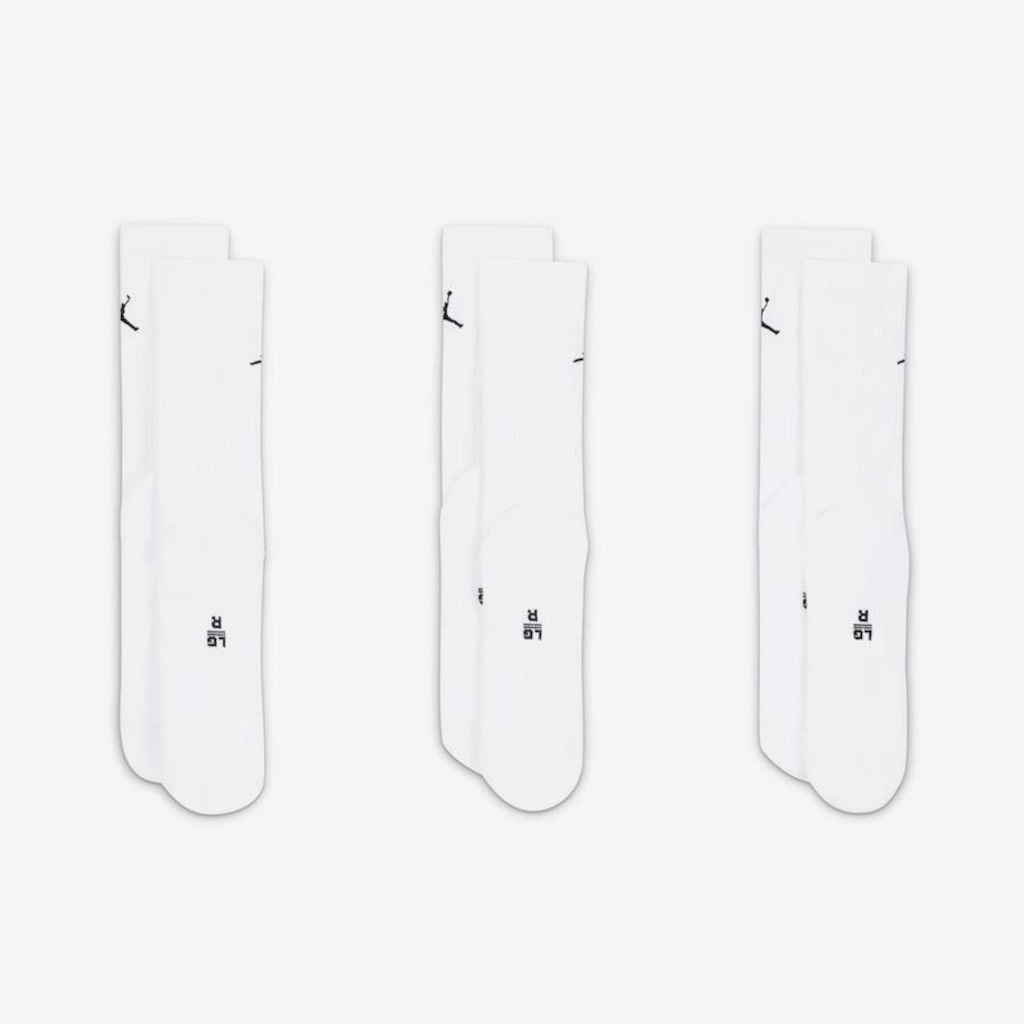 Imagem 3 do produto Kit de Meias Cano Alto Jordan Everyday Adulto