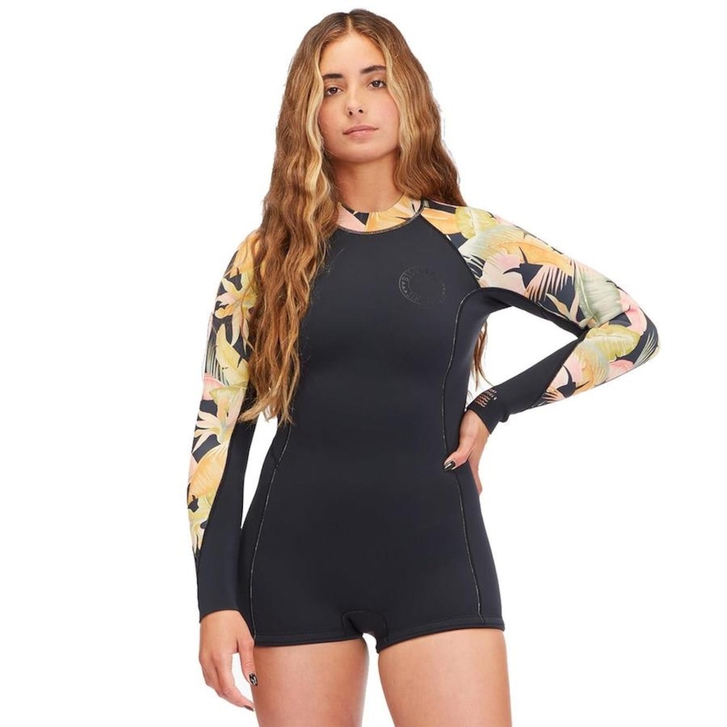 Imagem 2 do produto Short John Billabong Spring Fever Jungle Night - Feminino