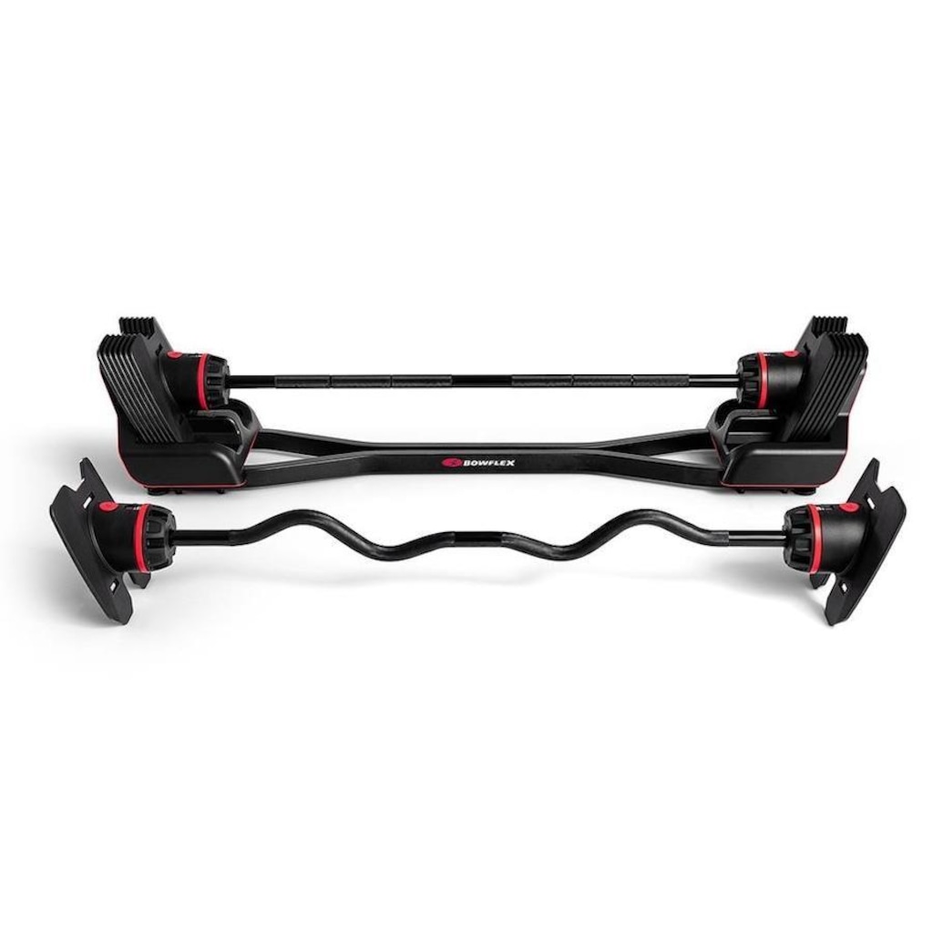 Imagem 2 do produto Barra com peso Bowflex Regulável BowFlex 2080 com Barra Reta e W - 9kg à 36kg