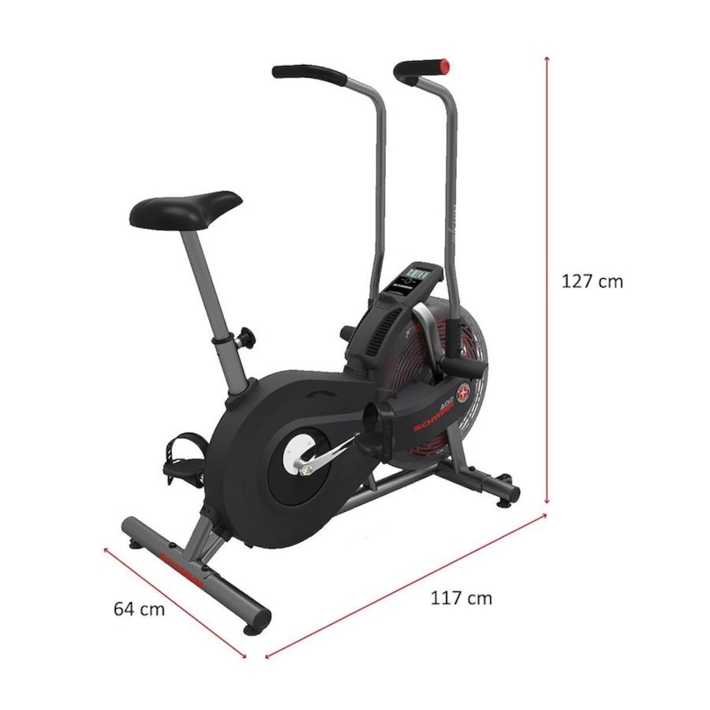 Imagem 4 do produto Air Bike Schwinn AD2 AirDyne Residencial Painel LCD Completo