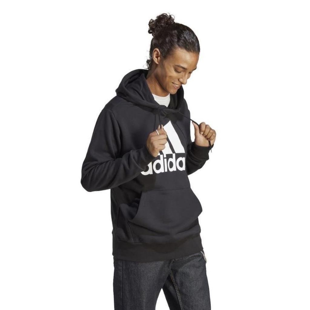 Imagem 2 do produto Blusão de Moletom com Capuz adidas Essentials Big Logo - Masculino