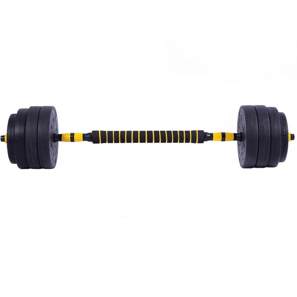Imagem 5 do produto Kit de Halteres Yangfit com Anilhas e Barra - 25kg