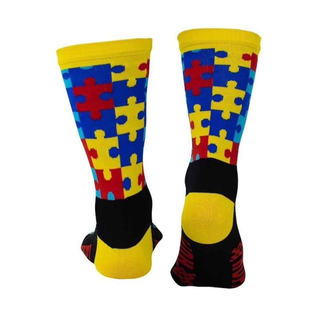 Imagem 3 do produto Meia Cano Médio HUPI Tea Autismo 34 ao 38 - Unissex