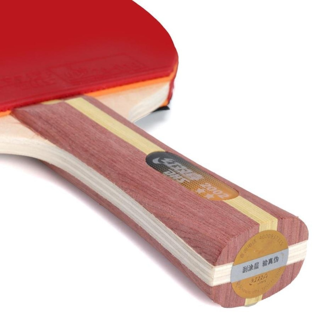 Imagem 4 do produto Raquete de Tênis de Mesa DHS Clássica H2002 ITTF Approved 2 Estrelas