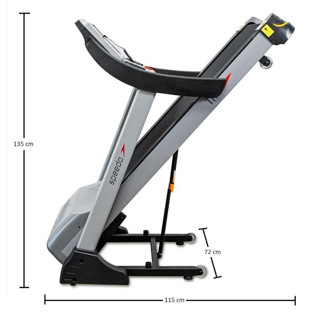 Imagem 2 do produto Esteira Ergométrica Speedo TR 4 com Inclinação Eletrônica - 220V