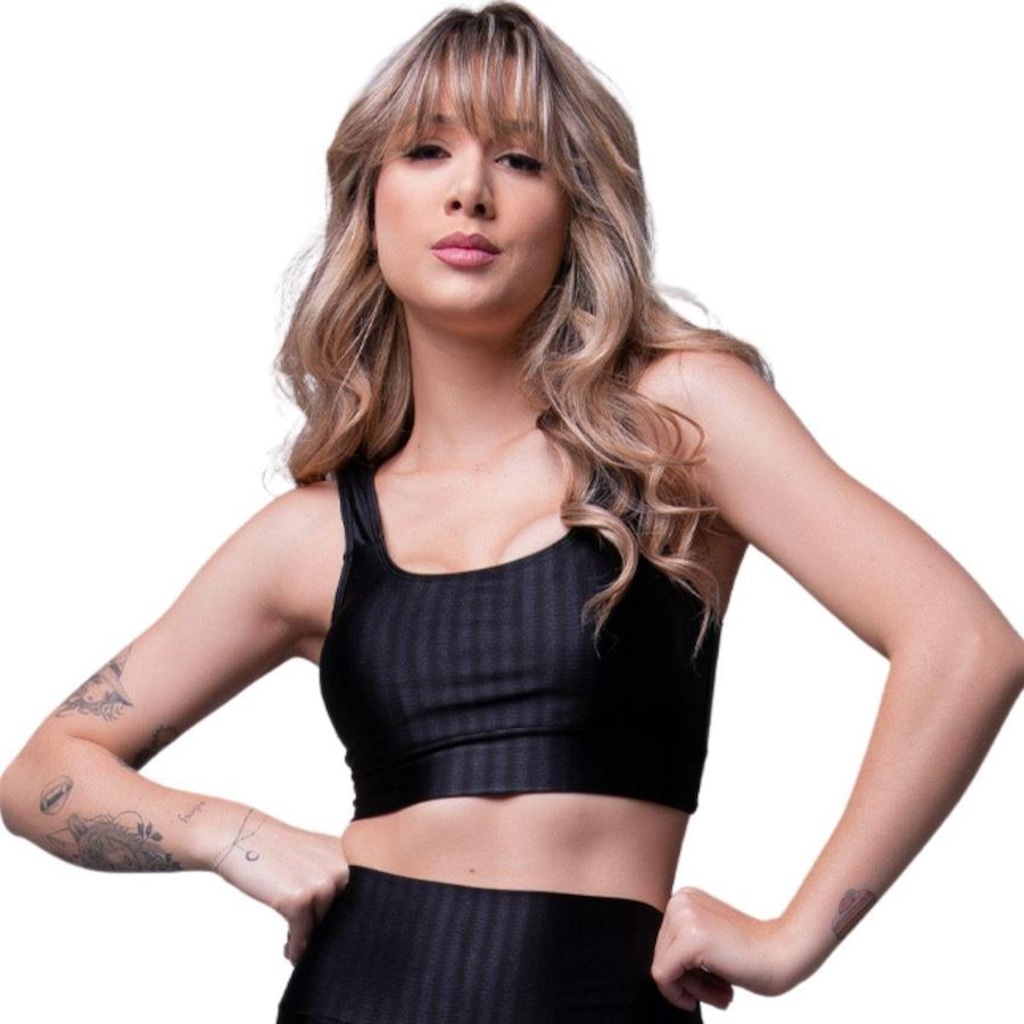 Imagem 2 do produto Top Fitness com Bojo Removível Vekyo New Zig - Feminino