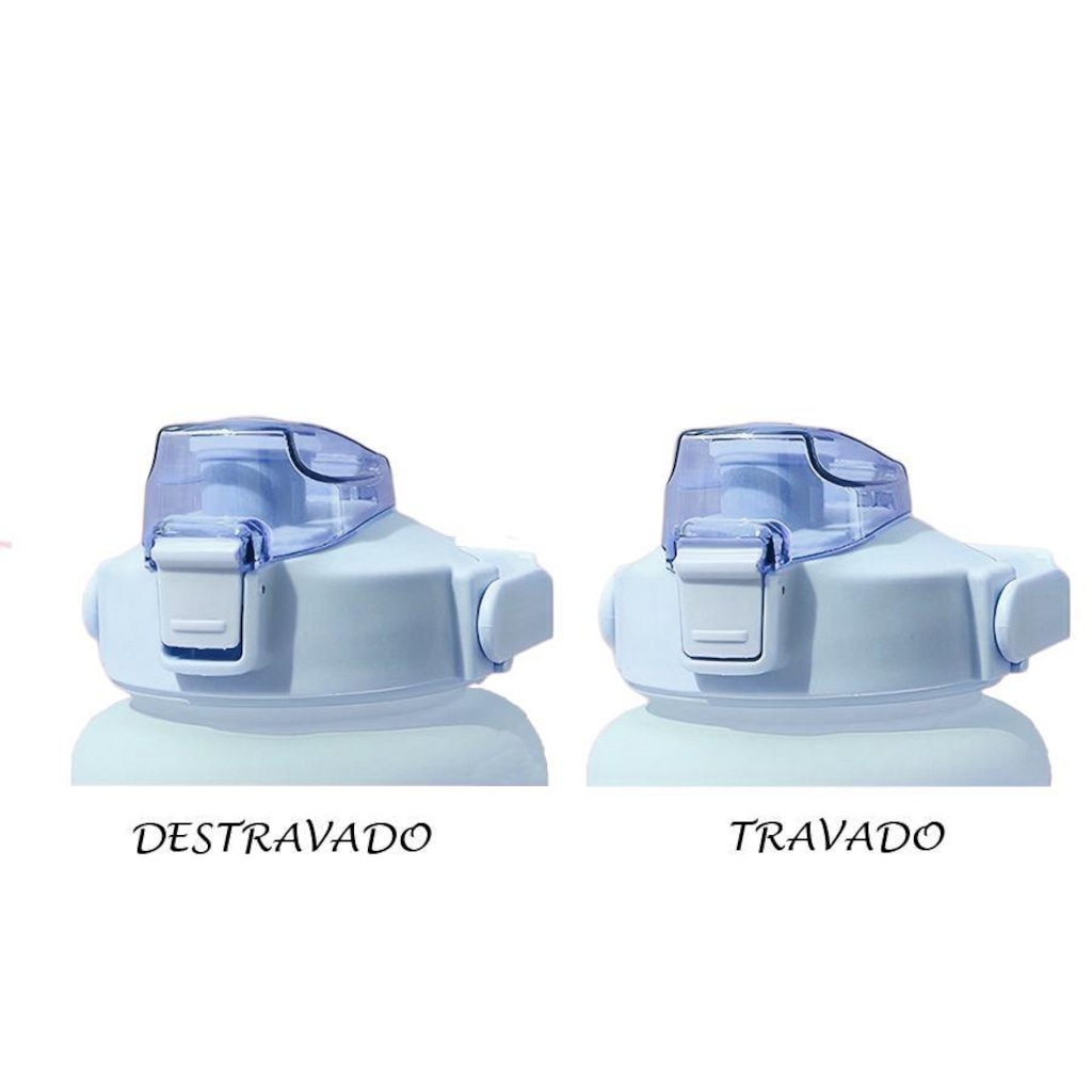Imagem 5 do produto Garrafa Gold Sports Translucida Fitness II - 2 Litros