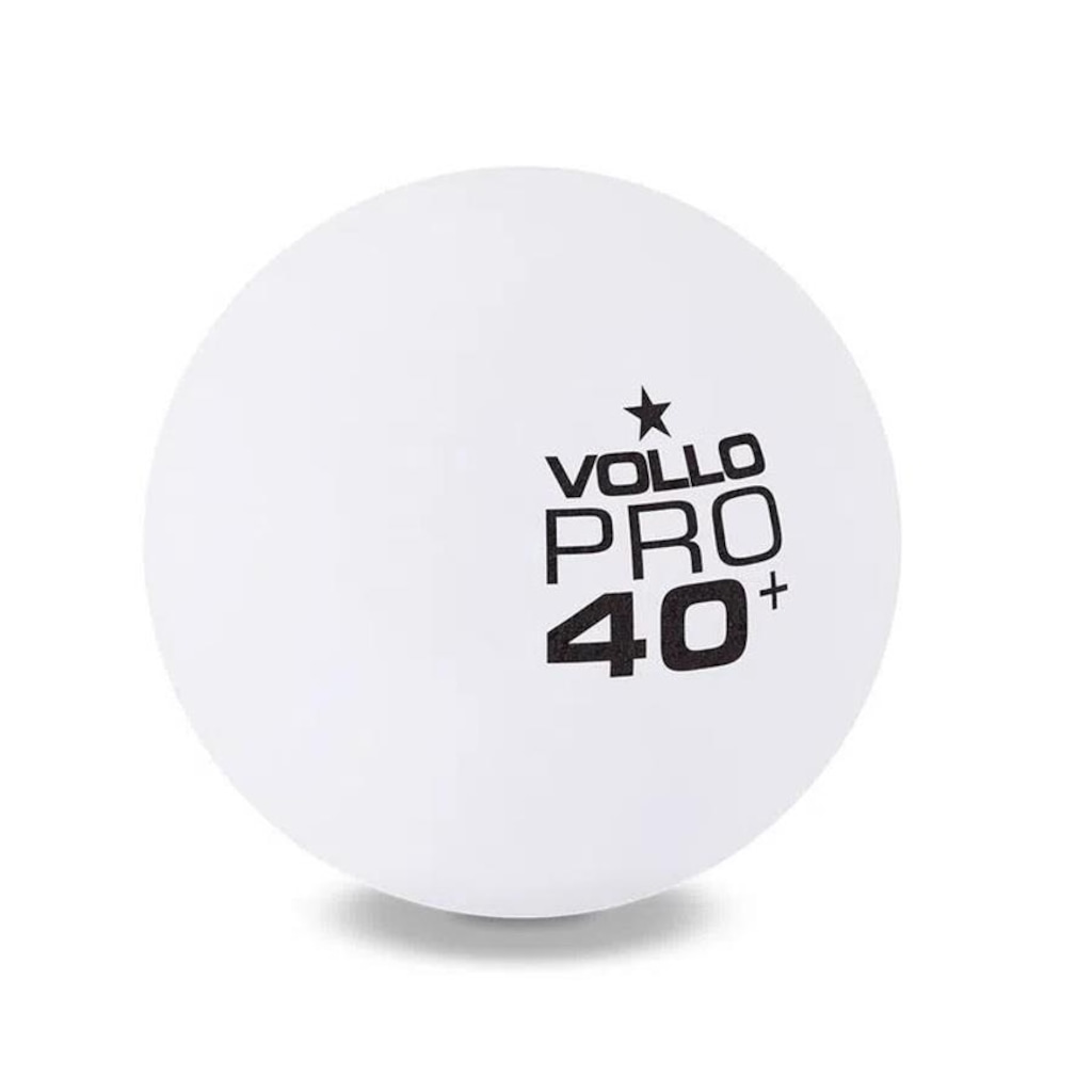 Imagem 2 do produto Kit de Bola de Tênis de Mesa Vollo 1 Estrela - 6 Unidades