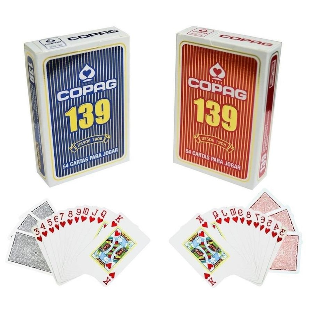Imagem 2 do produto Baralho 139 Tradicional Copag Naipe Convencional