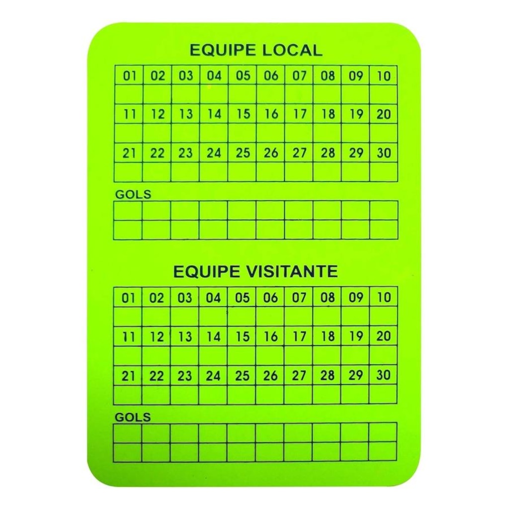 Imagem 2 do produto Cartão Futsal Poker Arbitro Oficial