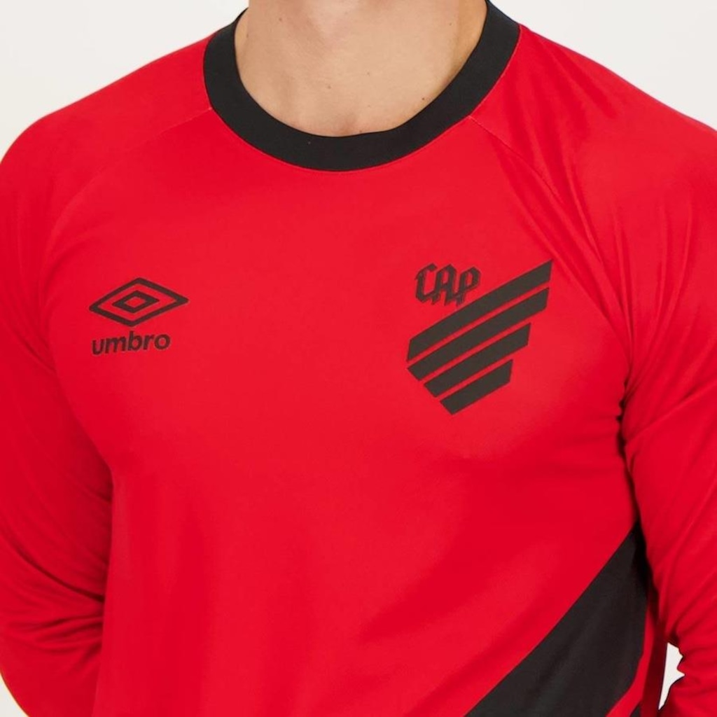 Imagem 4 do produto Camisa do Athlético Paranaense Manga Longa I 2023 Umbro - Masculina