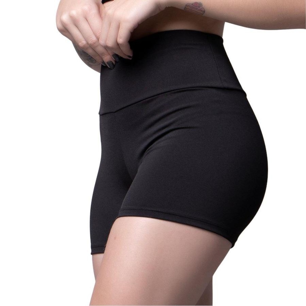 Imagem 2 do produto Shorts Vekyo Fitness Suplex Liso Academia - Feminino