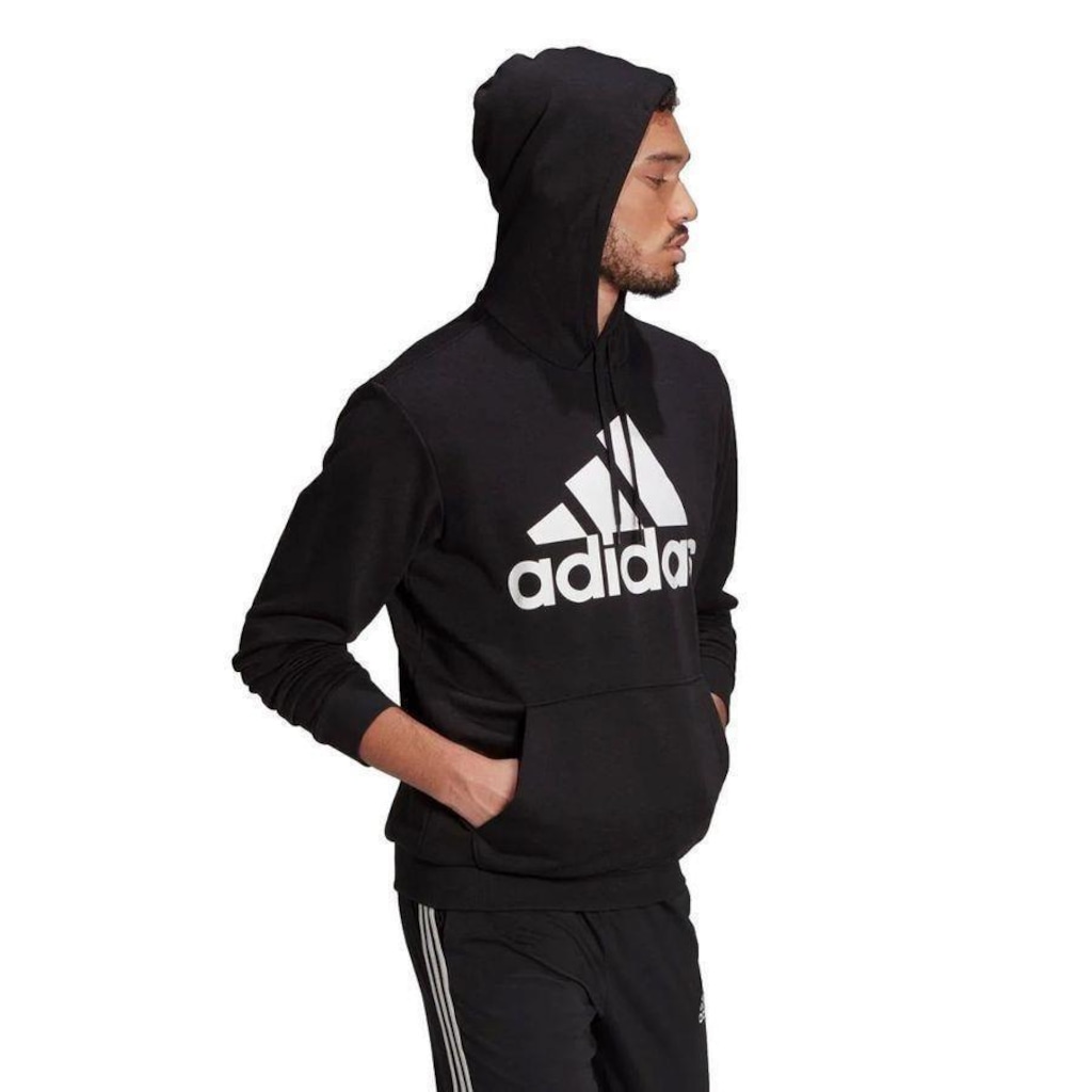 Imagem 4 do produto Blusão de Moletom com Capuz adidas Essentials Big Logo - Masculino