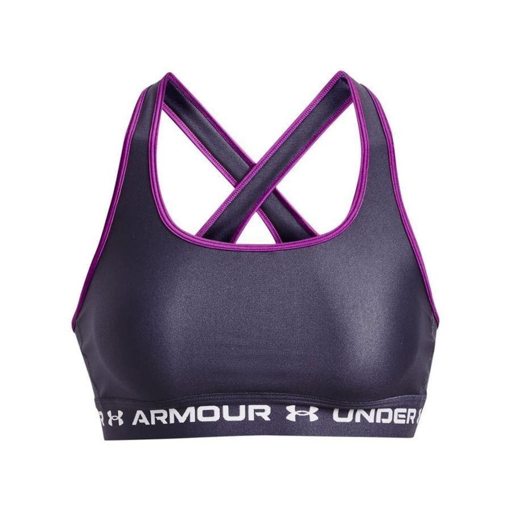 Imagem 2 do produto Kit Tops Fitness Under Armour Crossback Mid Bra - Feminino