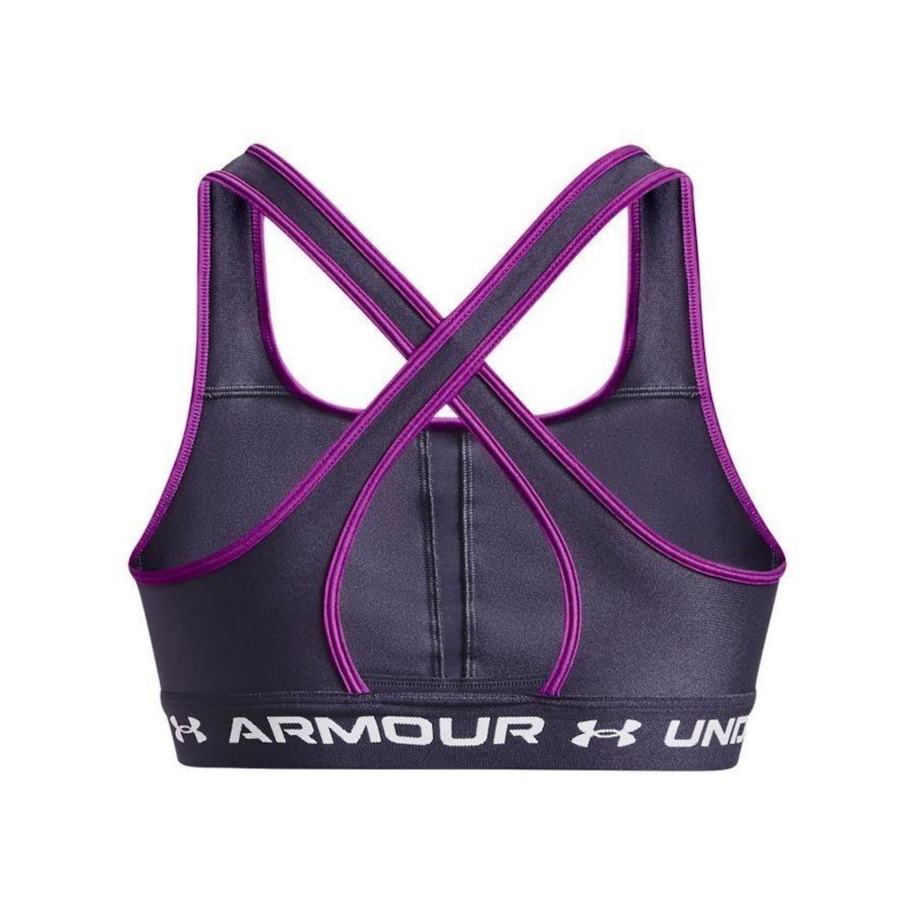 Imagem 3 do produto Kit Tops Fitness Under Armour Crossback Mid Bra - Feminino