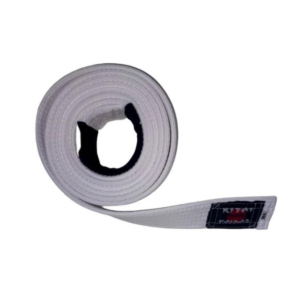 Imagem 2 do produto Faixa de Jiu Jitsu Kitai Branca - Infantil