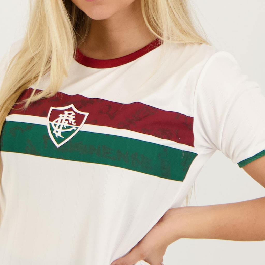 Imagem 4 do produto Camisa do Fluminense Stencil Futfanatics - Feminina