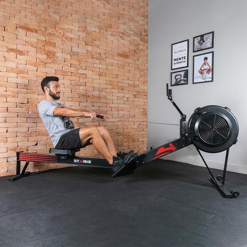 Imagem 5 do produto Remo Seco Starke SR Pro - Air Rower com Conexão Bluetooth para Apps de Treino