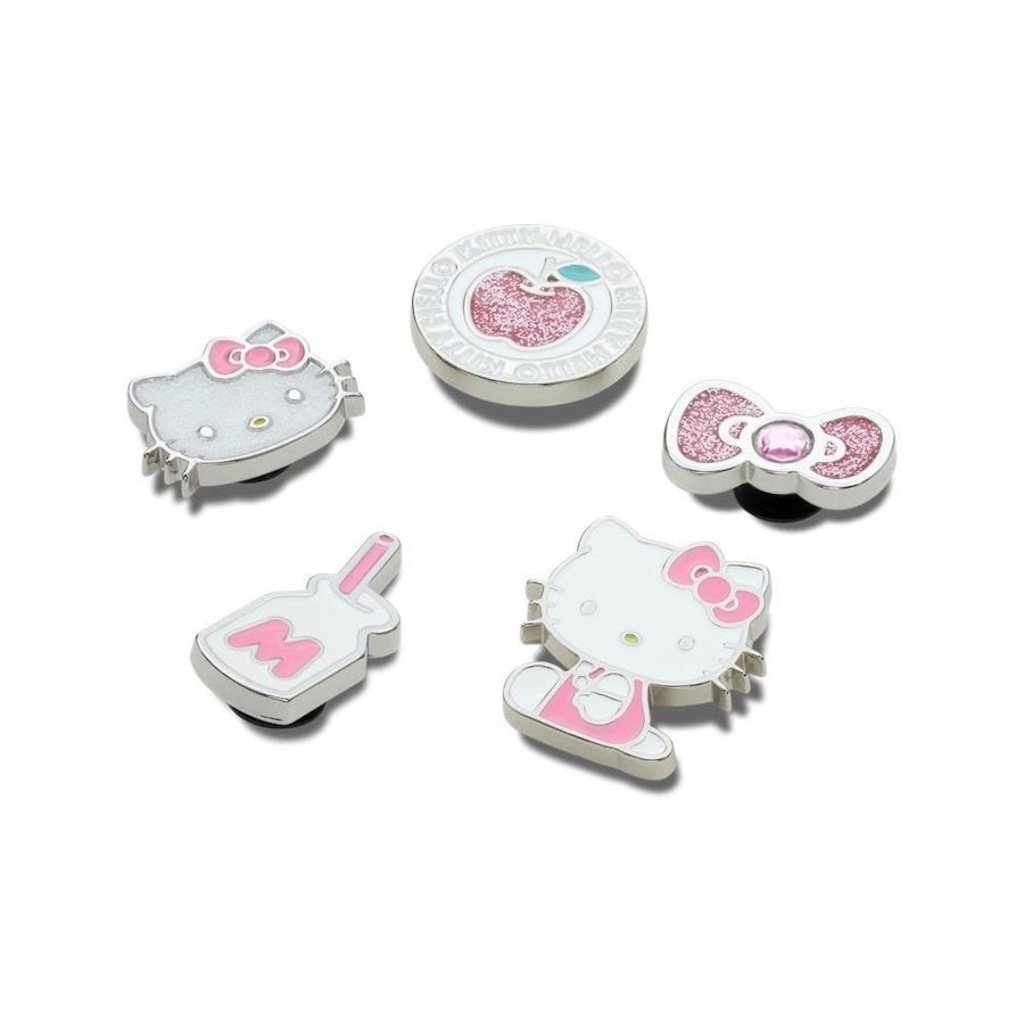 Imagem 2 do produto Kit Jibbitz Crocs Hello Kitty Elevated - 5 unidades