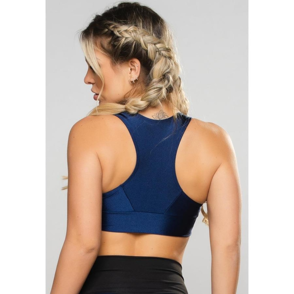 Imagem 3 do produto Top Fitness MVB Modas Nadador Poliamida Brilhosa - Feminino