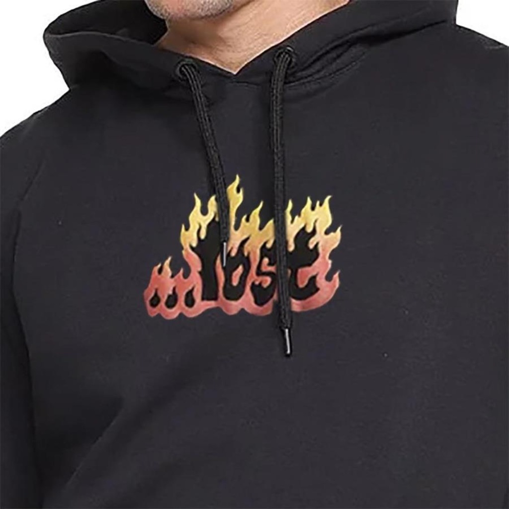 Imagem 2 do produto Blusão de Moletom com Capuz Lost Canguru El Fogo - Masculino