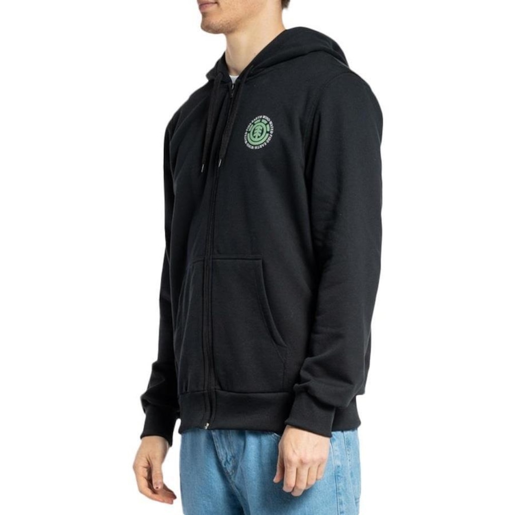 Imagem 3 do produto Blusão de Moletom com Capuz Element Aberto Seal BP WT23 - Masculino