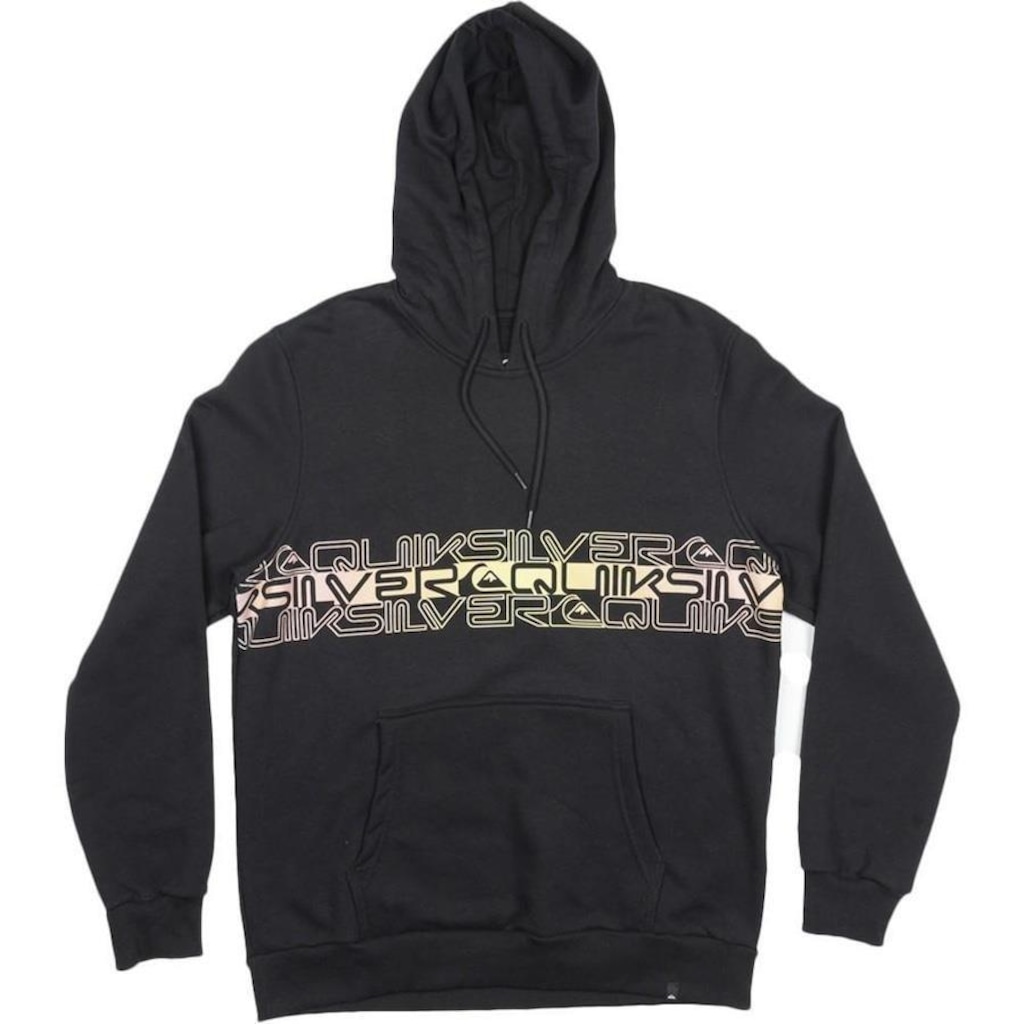 Imagem 3 do produto Blusão de Moletom com Capuz Quiksilver Word Block WT23 - Masculino