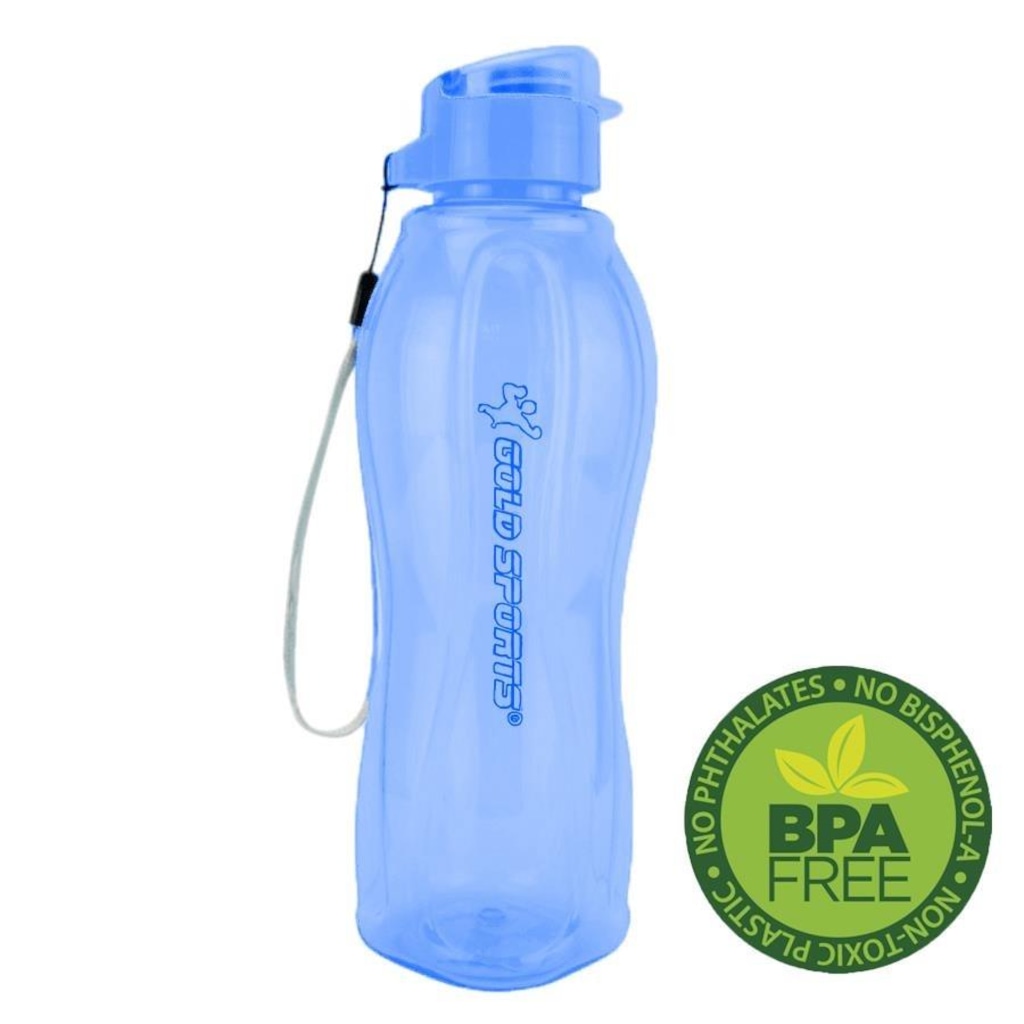 Imagem 4 do produto Garrafa Squeeze Gold Sports Resistente Translucid Special BPA Free - 600ml