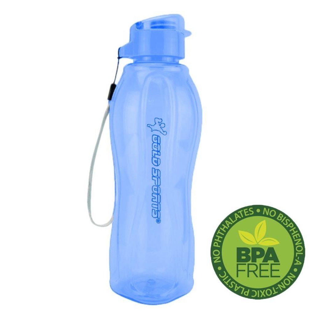 Imagem 4 do produto Garrafa Squeeze Gold Sports Resistente Translucid Special BPA Free - 600ml