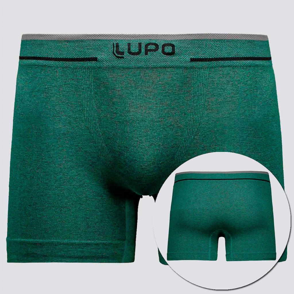 Imagem 3 do produto Kit Cueca Boxer Lupo Microfibra Sem Costura Sortidas - 4 unidades - Masculina