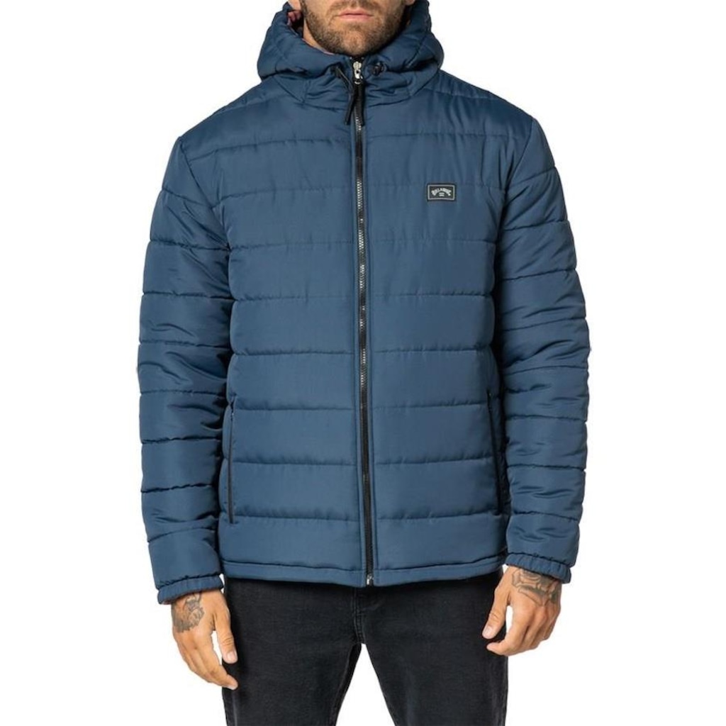 Imagem 3 do produto Jaqueta com Capuz Dupla Face Billabong Puffer Flannel - Masculina