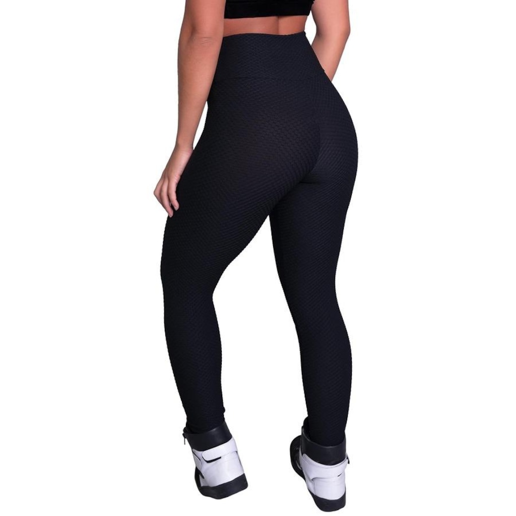 Imagem 2 do produto Calça Legging Mvb Modas Cintura Alta Bolha - Feminina