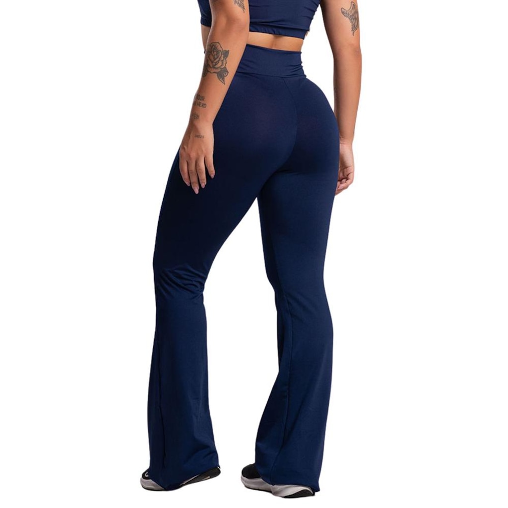 Imagem 2 do produto Calça Bailarina MVB Modas Flare Pantalona Suplex - Feminina