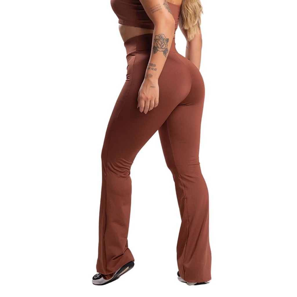 Imagem 2 do produto Calça Bailarina MVB Modas Flare Pantalona Suplex - Feminina