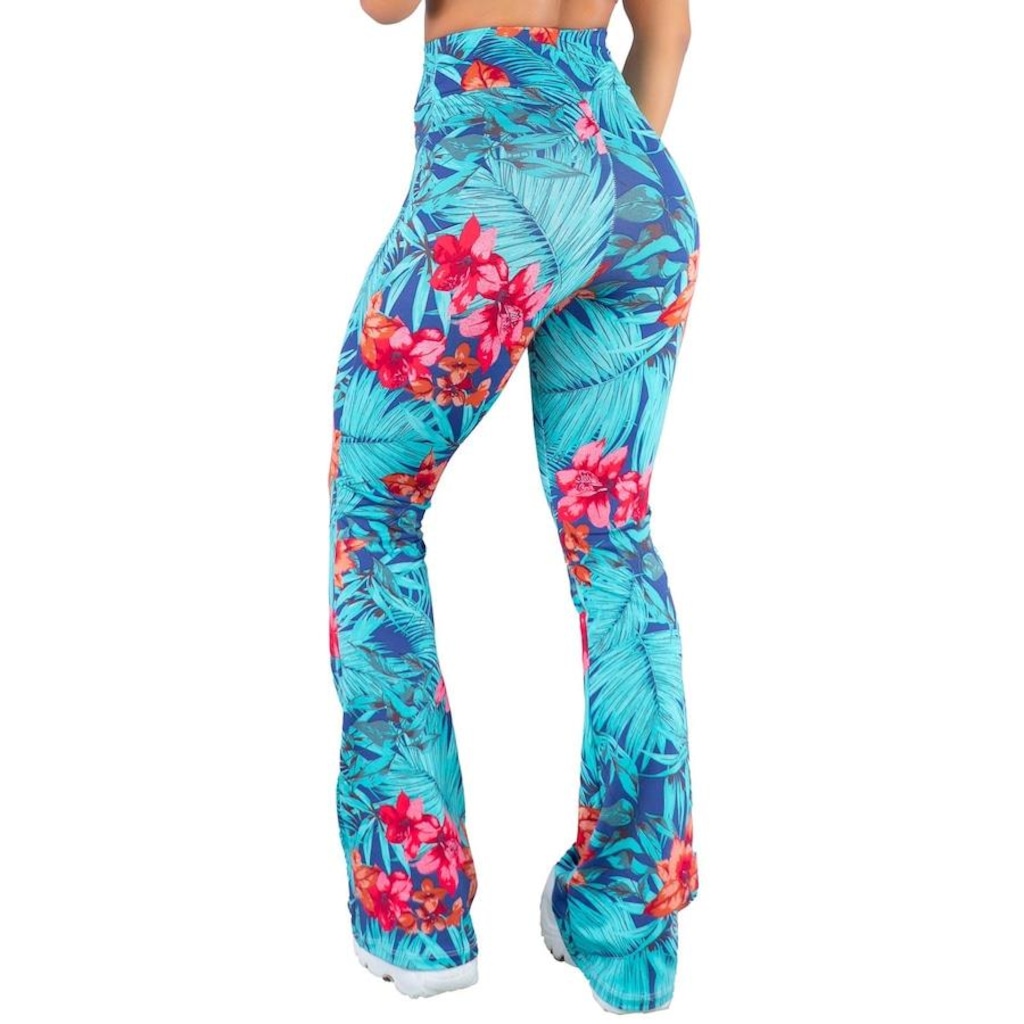 Imagem 2 do produto Calça Bailarina MVB Modas Flare Pantalona Suplex - Feminina