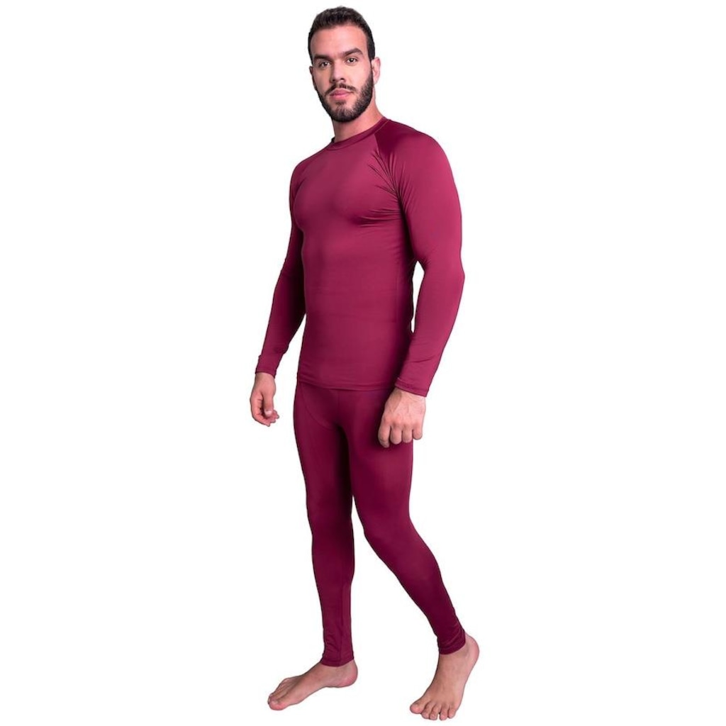 Imagem 2 do produto Conjunto Segunda Pele Térmico MVB Modas Proteção Uv 50+ - Masculino