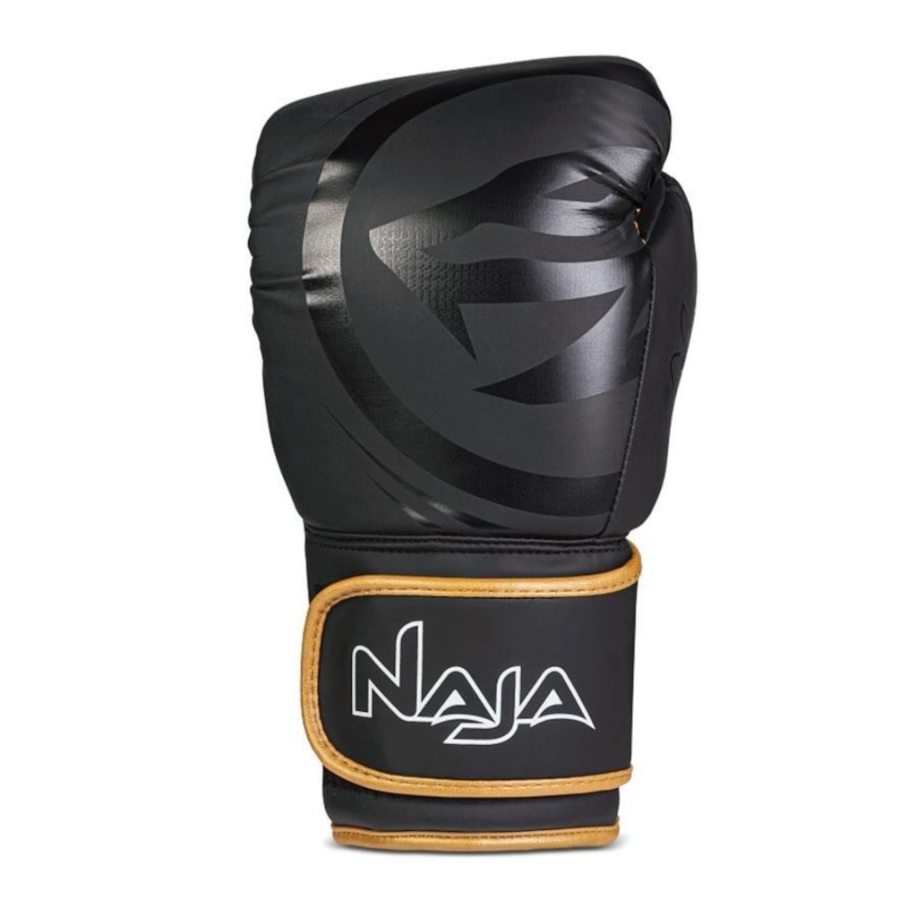 Imagem 4 do produto Kit Muay Thai Naja: Luvas Black Line + Bandagem + Bucal - Adulto