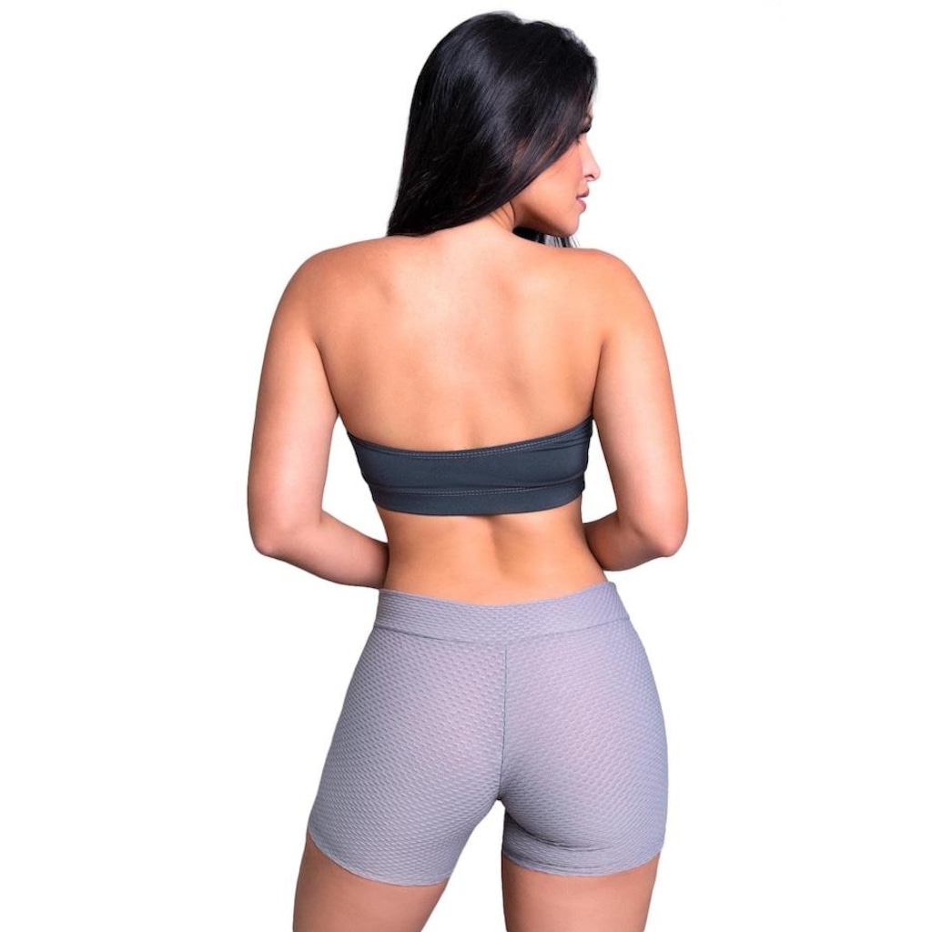 Imagem 3 do produto Shorts MVB Modas Textura Bolha - Feminino
